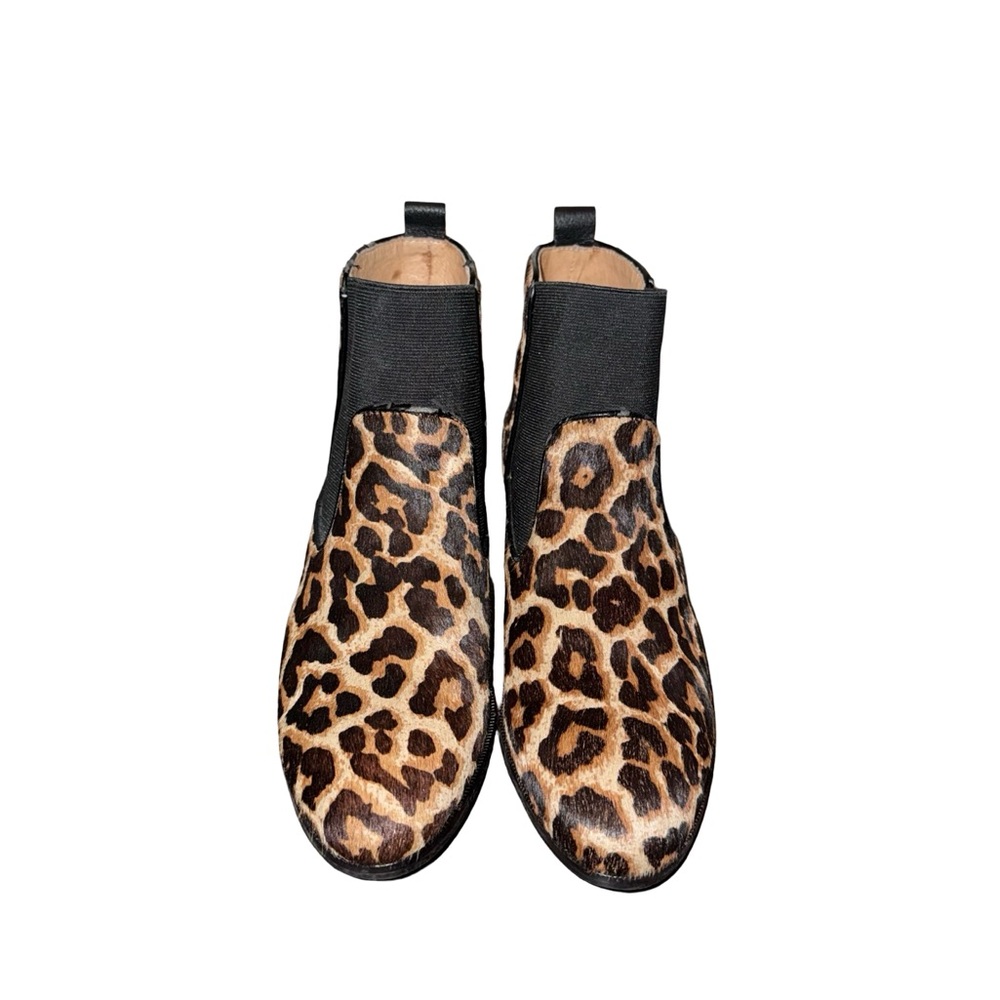 Yosi Samra Leopard Ankle Boots